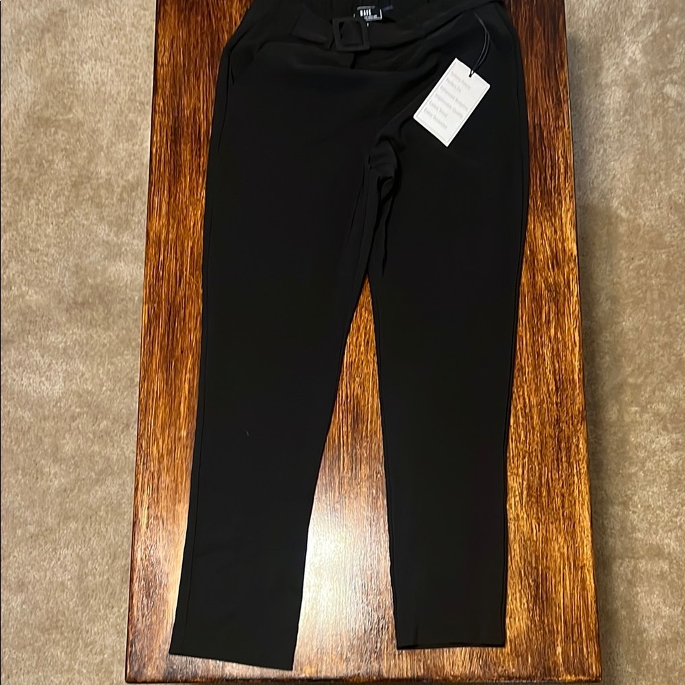 Have Dark Gray Belted Pants